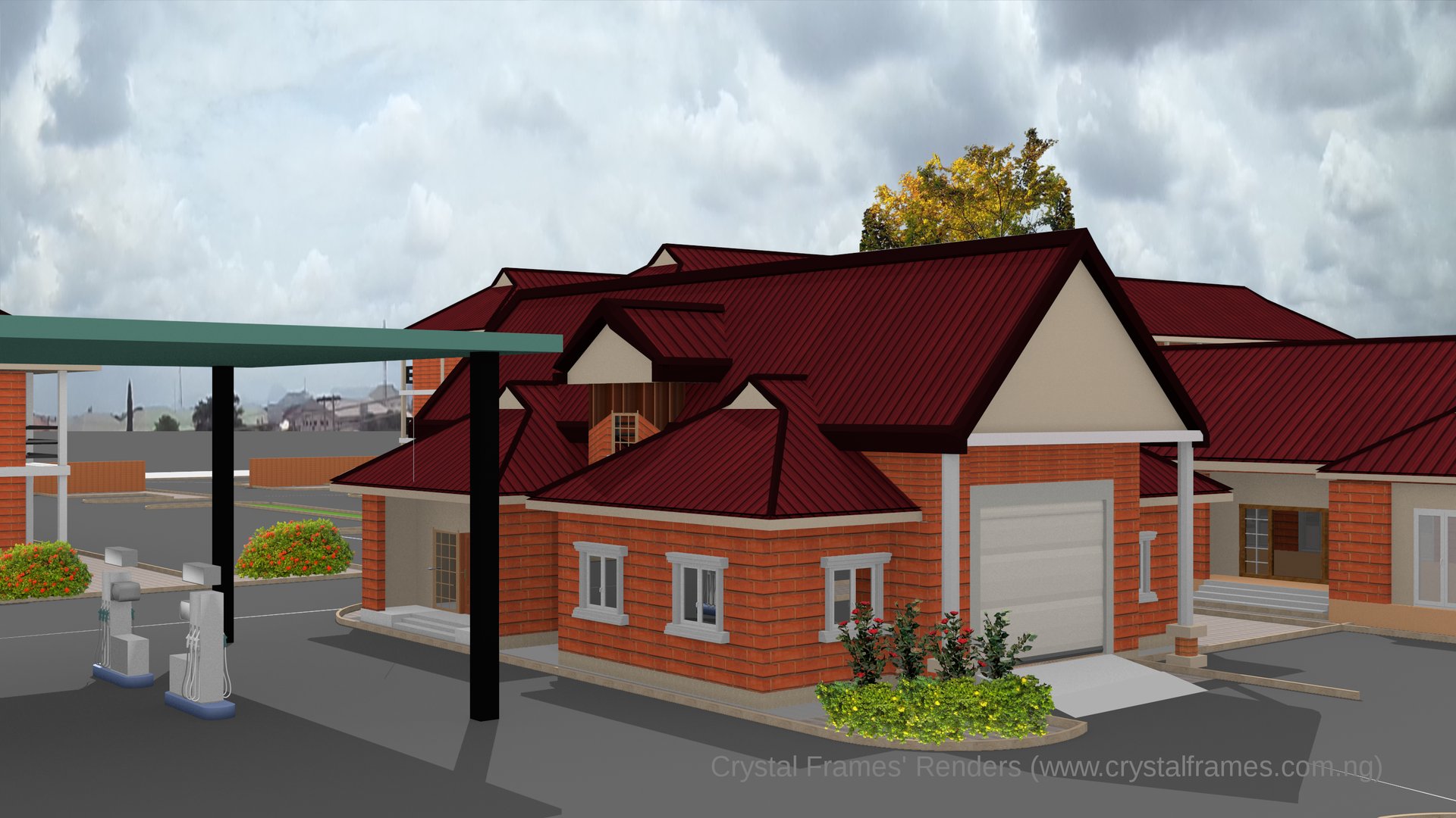 Kubwa Market, Kubwa, Abuja, Nigeria. [Gas Station]